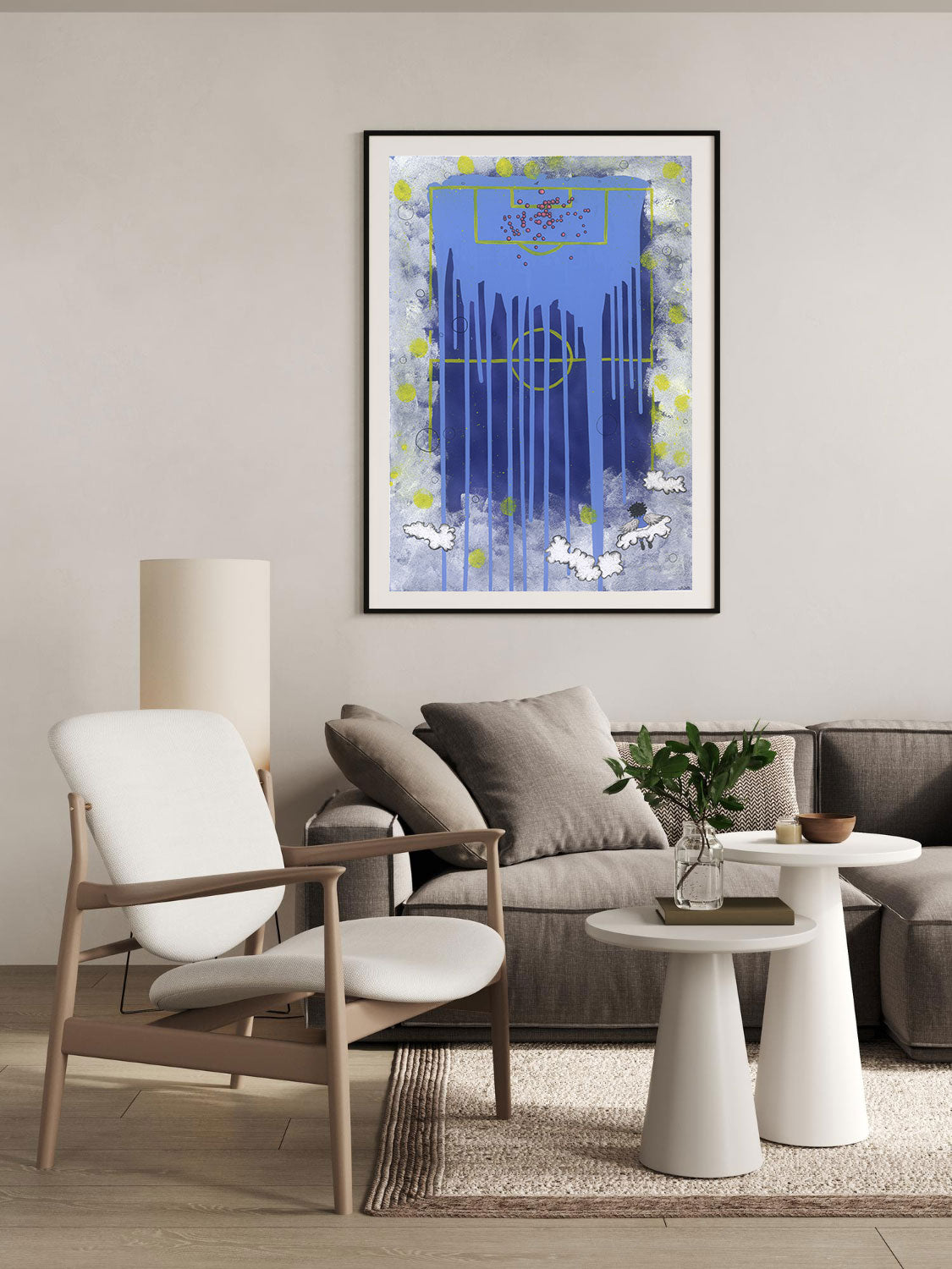 The sky above Naples