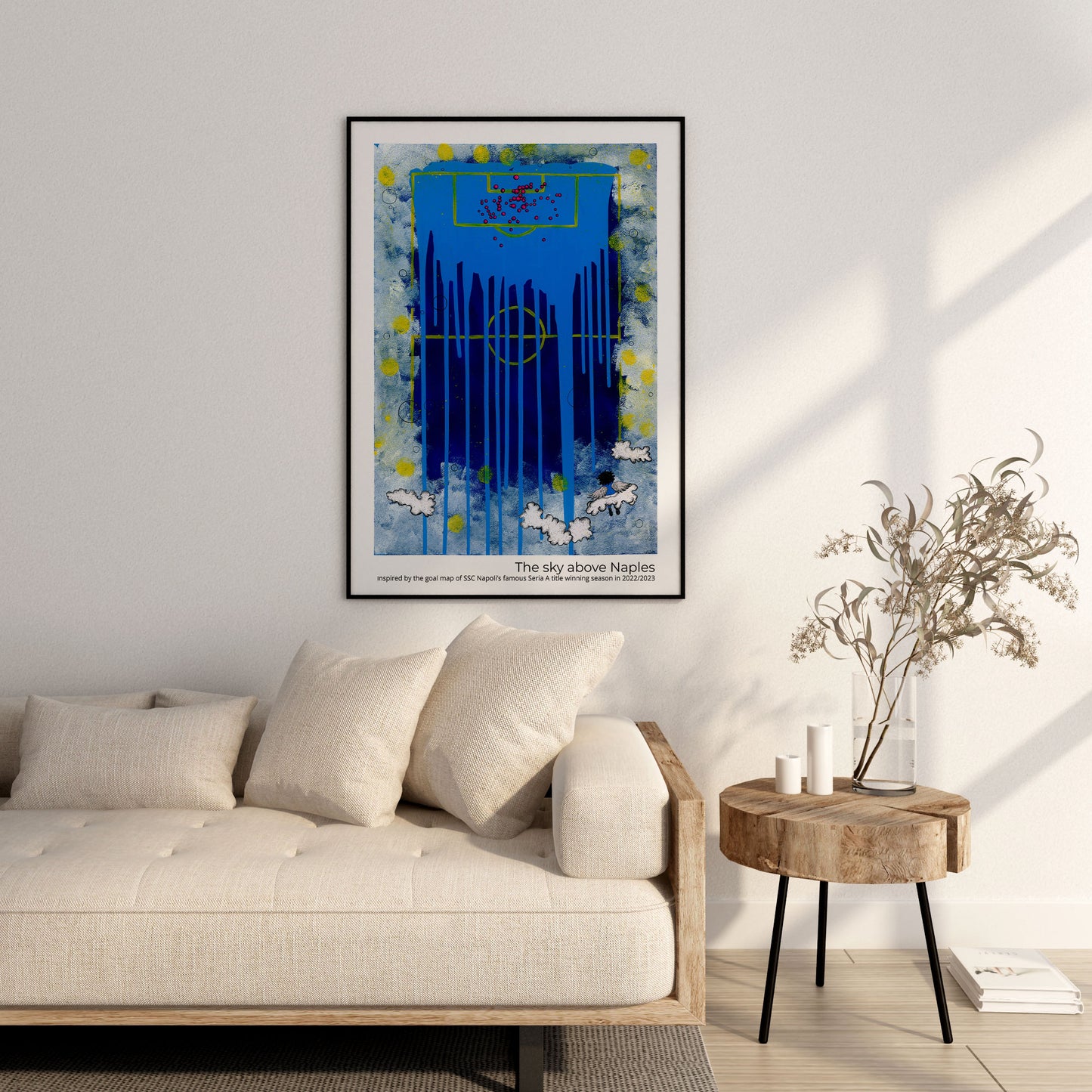 The sky above Naples